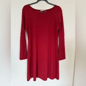 Red Long Sleeve Dress
